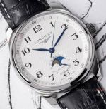 Swiss Grade 1 Longines Master Moon Phase 40mm Watch White Dial_th.jpg